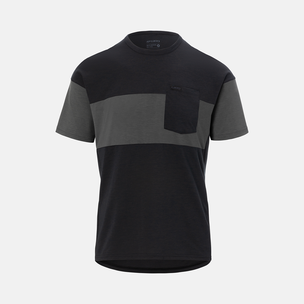 Giro M Ride LT Trikot kurzarm in SCHWARZ