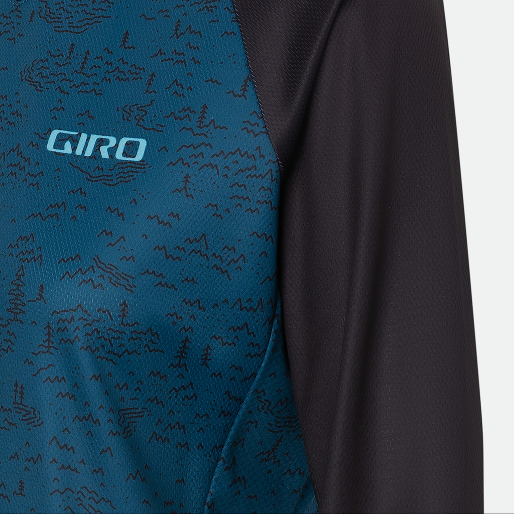 Giro W Roust 3/4 Jersey Trikot langarm in BLAU