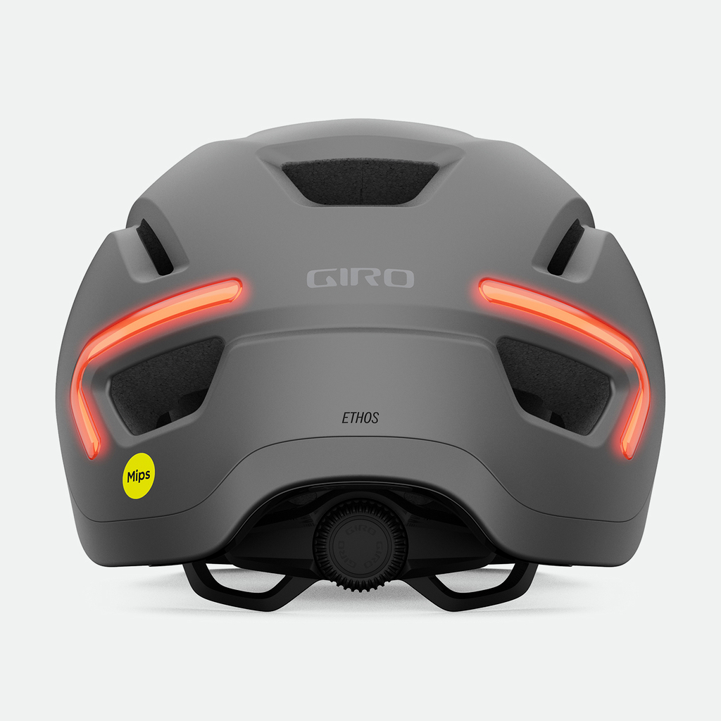 Giro Ethos LED Shield MIPS Stadt- und E-Bike Helm in GRAU