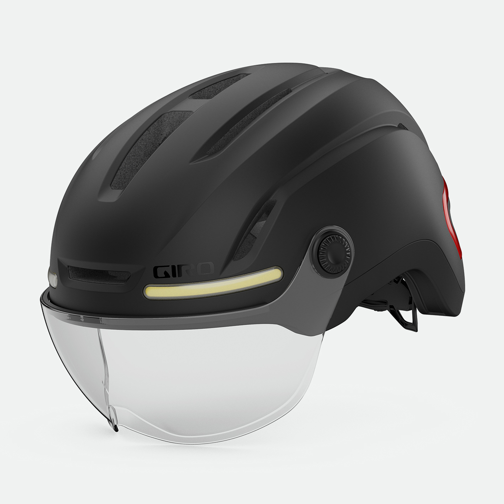 Giro Ethos LED Shield MIPS Stadt- und E-Bike Helm in SCHWARZ