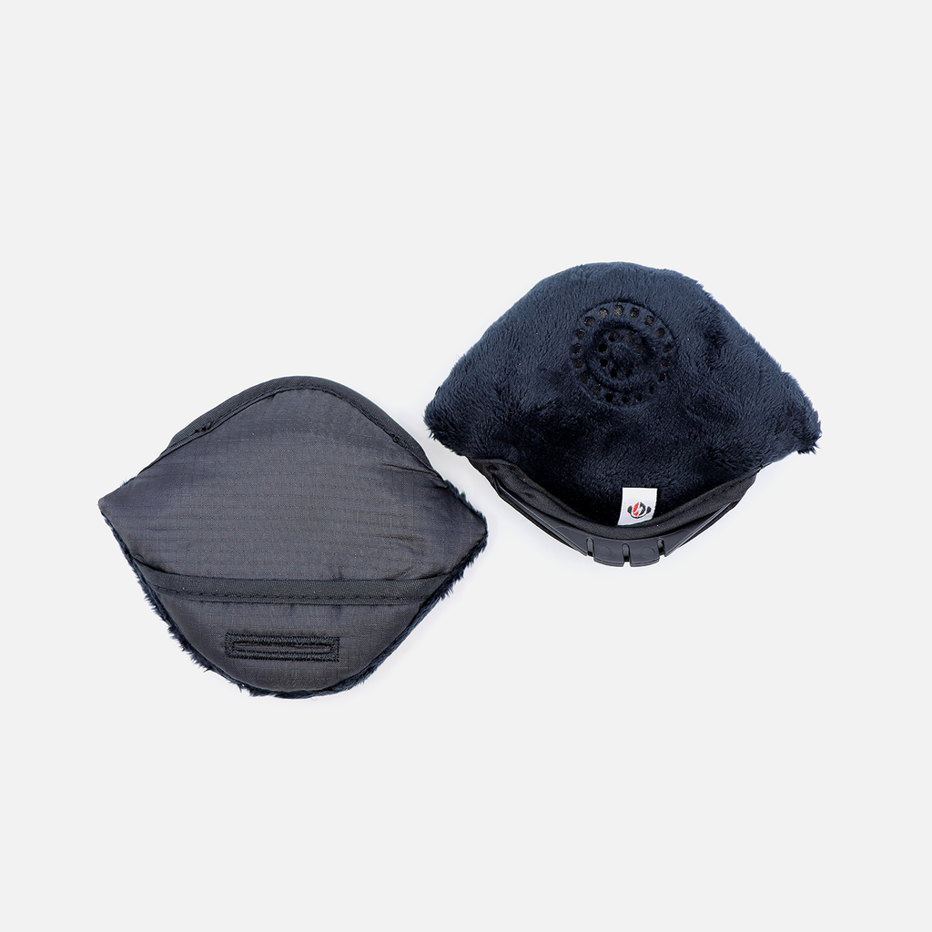 Giro Spur Ear Pad Kit Ersatzpolster in SCHWARZ