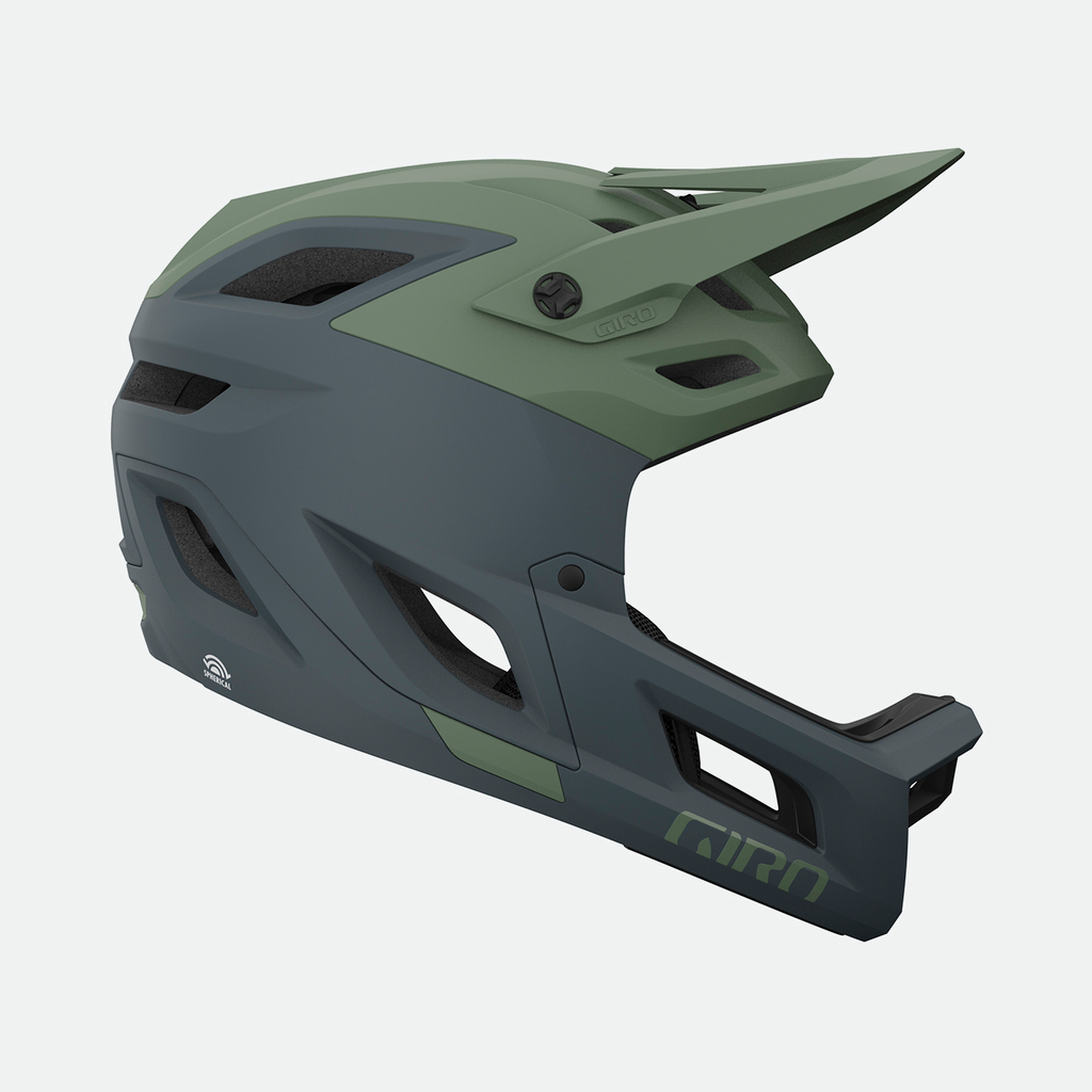 Giro Coalition Spherical MIPS Vollvisier Helm in GRÜN