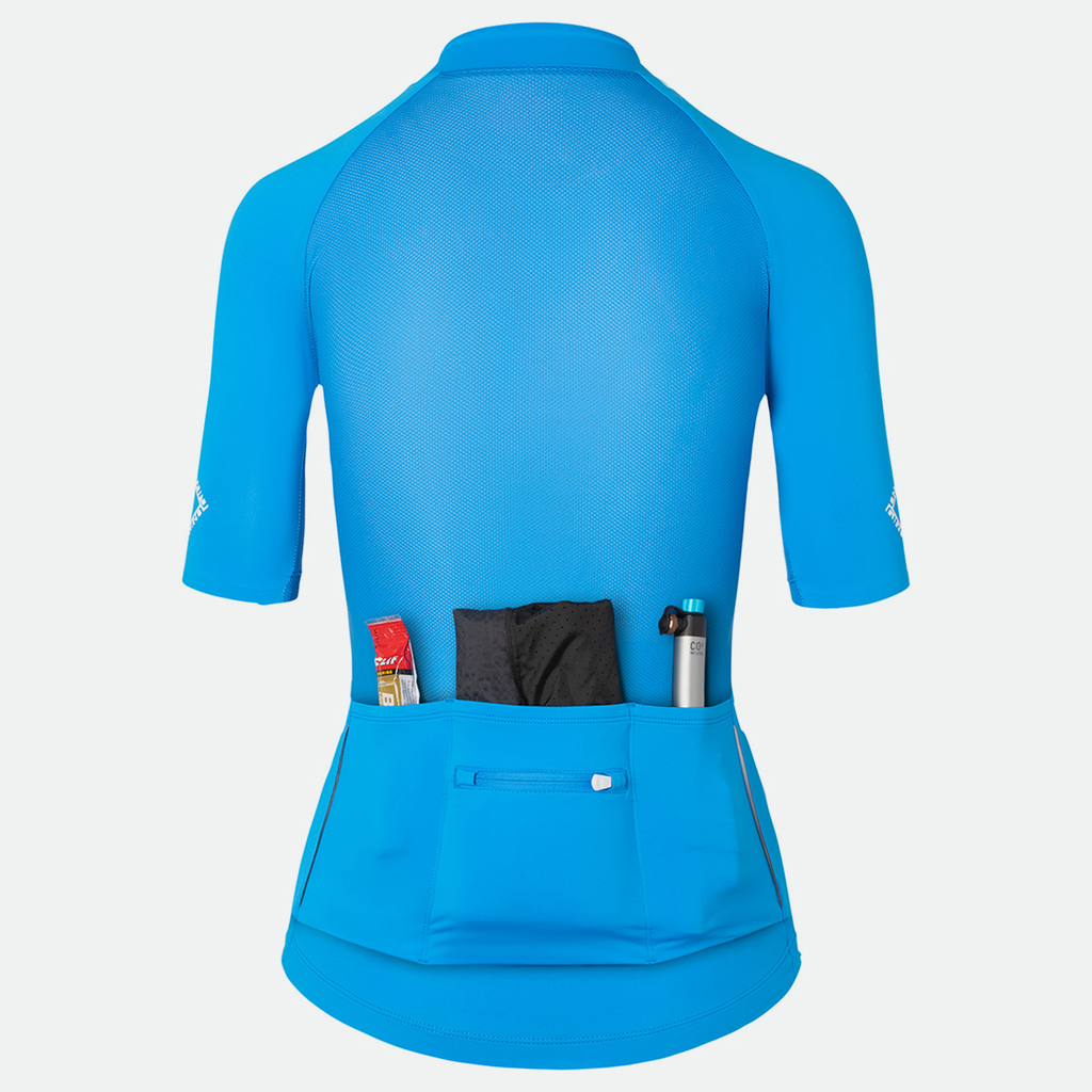 Giro W Chrono Elite Jersey Trikot kurzarm in BLAU