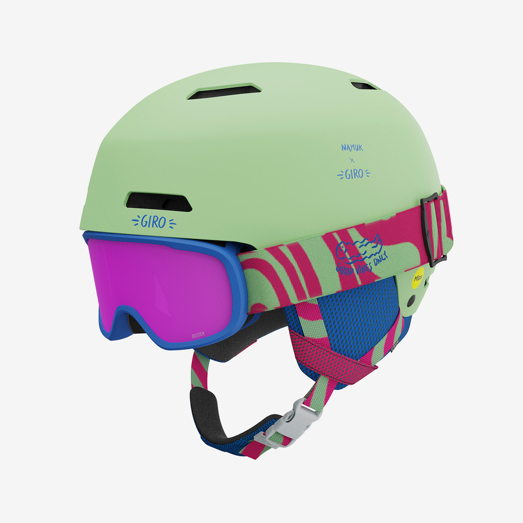 Giro Crüe MIPS FS Skihelm/-brille Kombo in GRÜN
