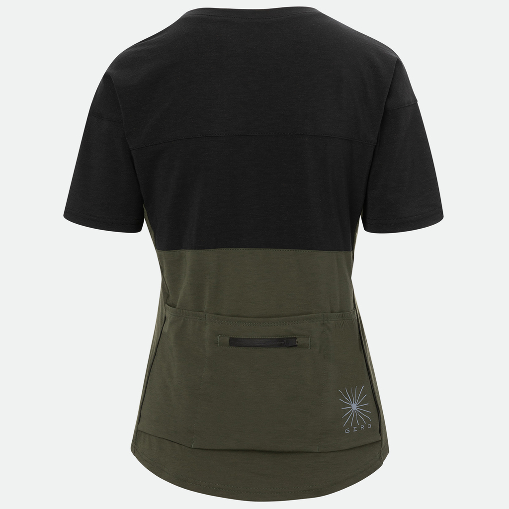 Giro W Ride Jersey Trikot kurzarm in SCHWARZ