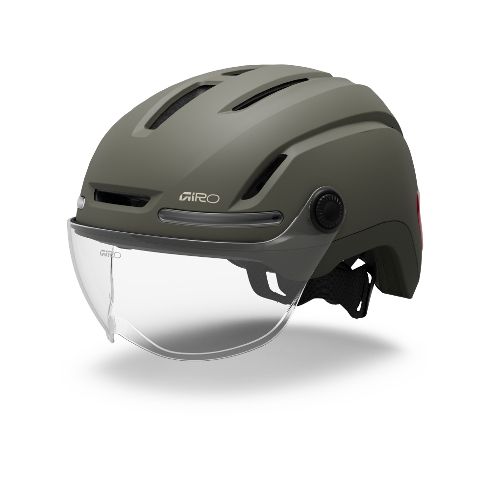 Giro Ethos LED Shield MIPS Stadt- und E-Bike Helm in GRÜN