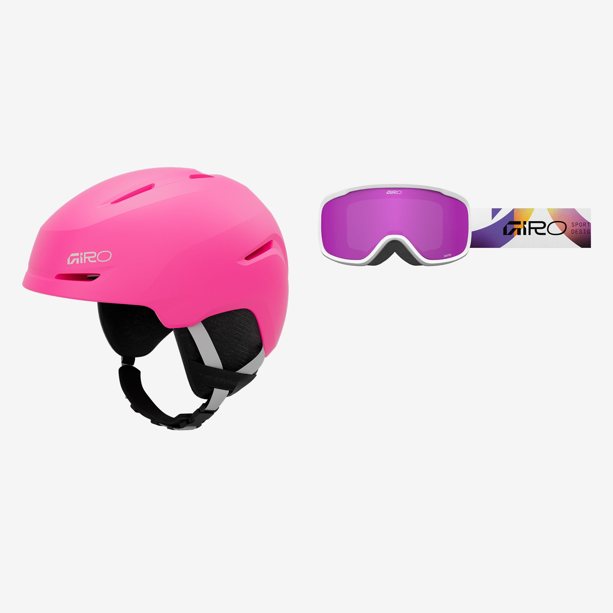 Spur Skihelm/Skibrille Kombo