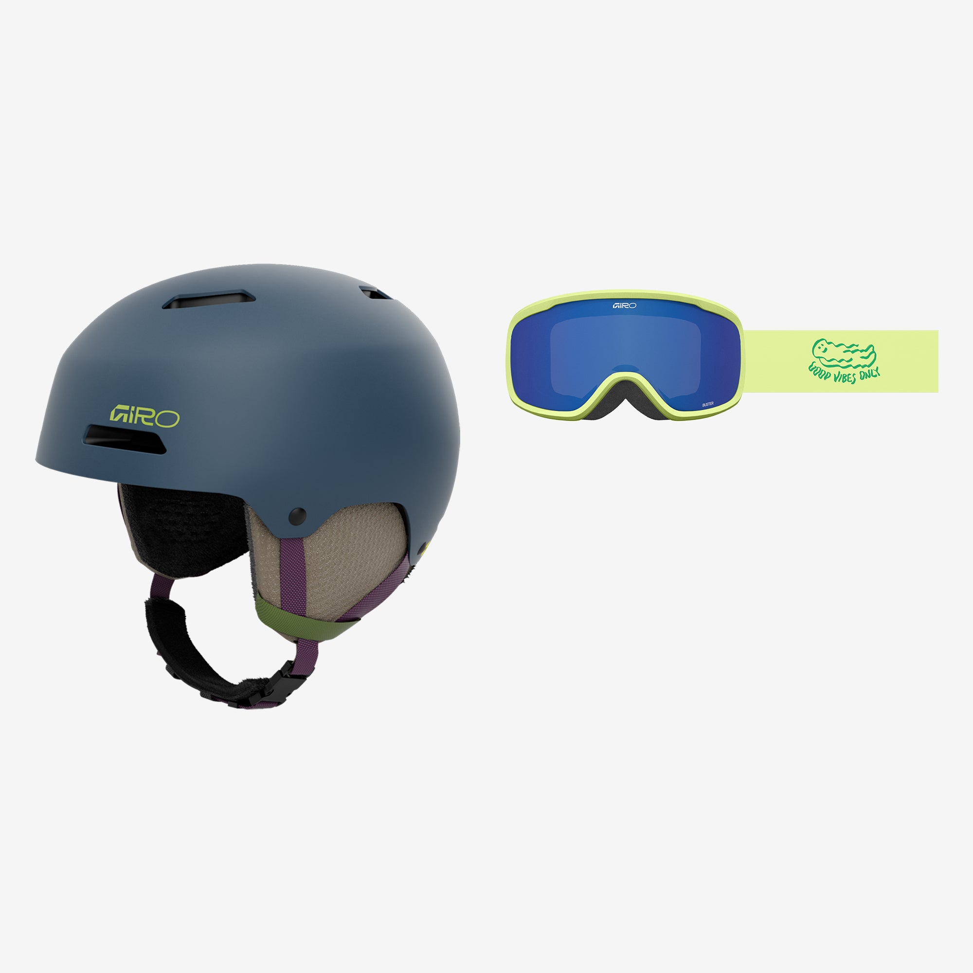 Crüe MIPS Skihelm/Skibrille Kombo