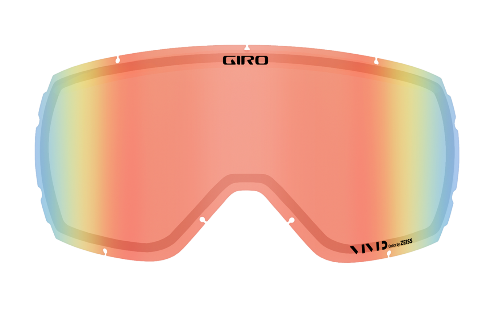 Giro Balance/Facet Lens in ORANGE