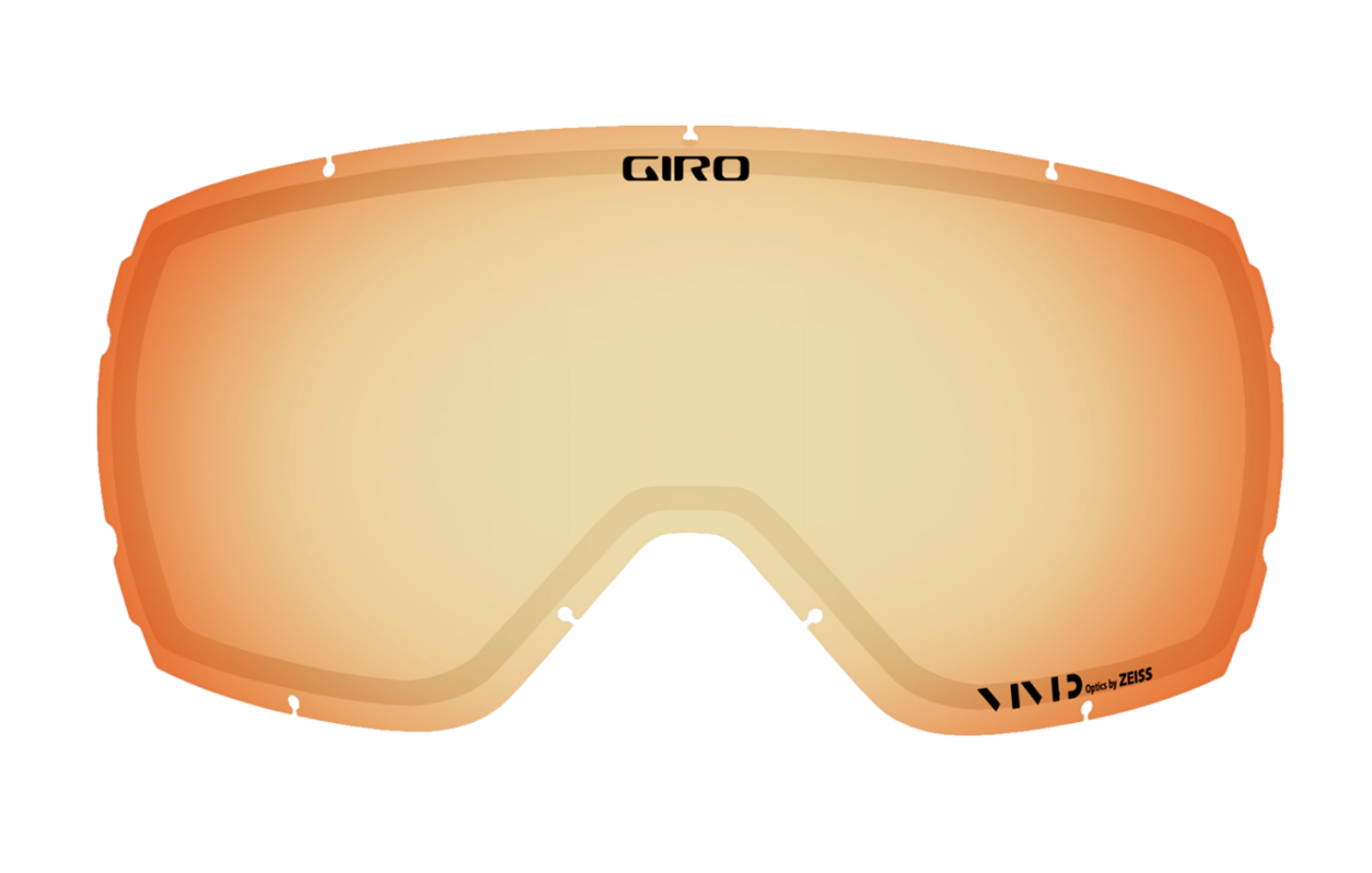 Giro Balance/Facet Lens in ORANGE