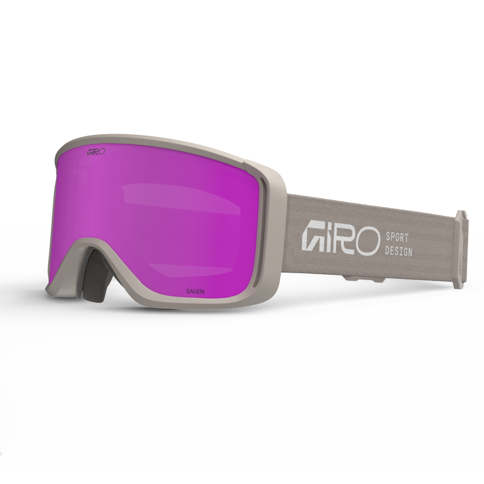 Giro W Sagen Flash Goggle Skibrille in GRAU