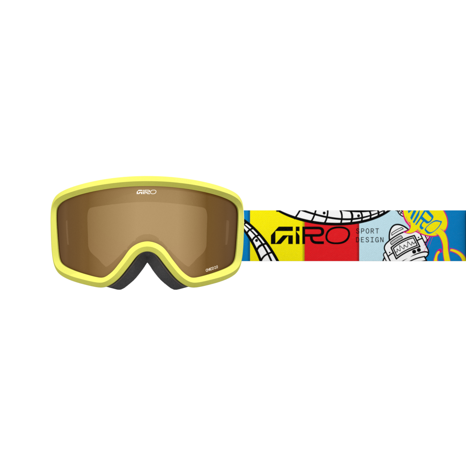 Giro Chico 2.0 Basic Goggle Skibrille in GELB
