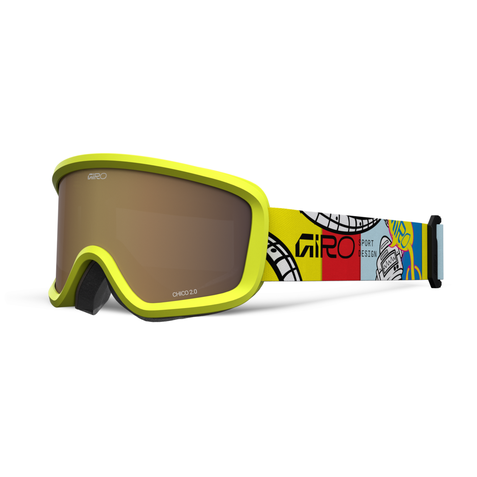 Giro Chico 2.0 Basic Goggle Skibrille in GELB