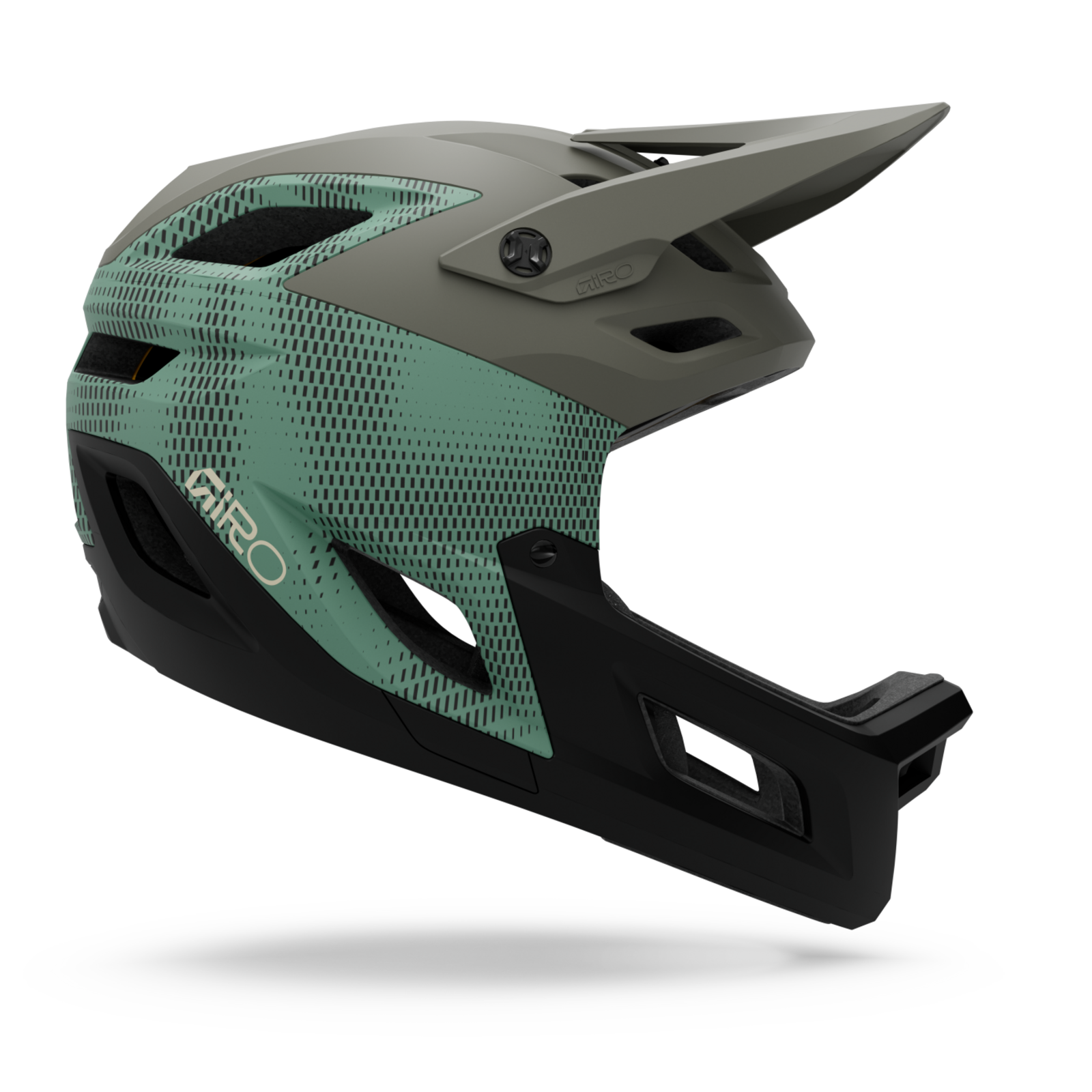 Giro Coalition Spherical MIPS Vollvisier Helm in GRÜN
