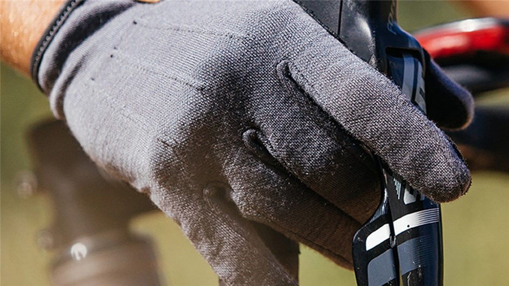 Giro D'wool Velohandschuhe lang in GRAU