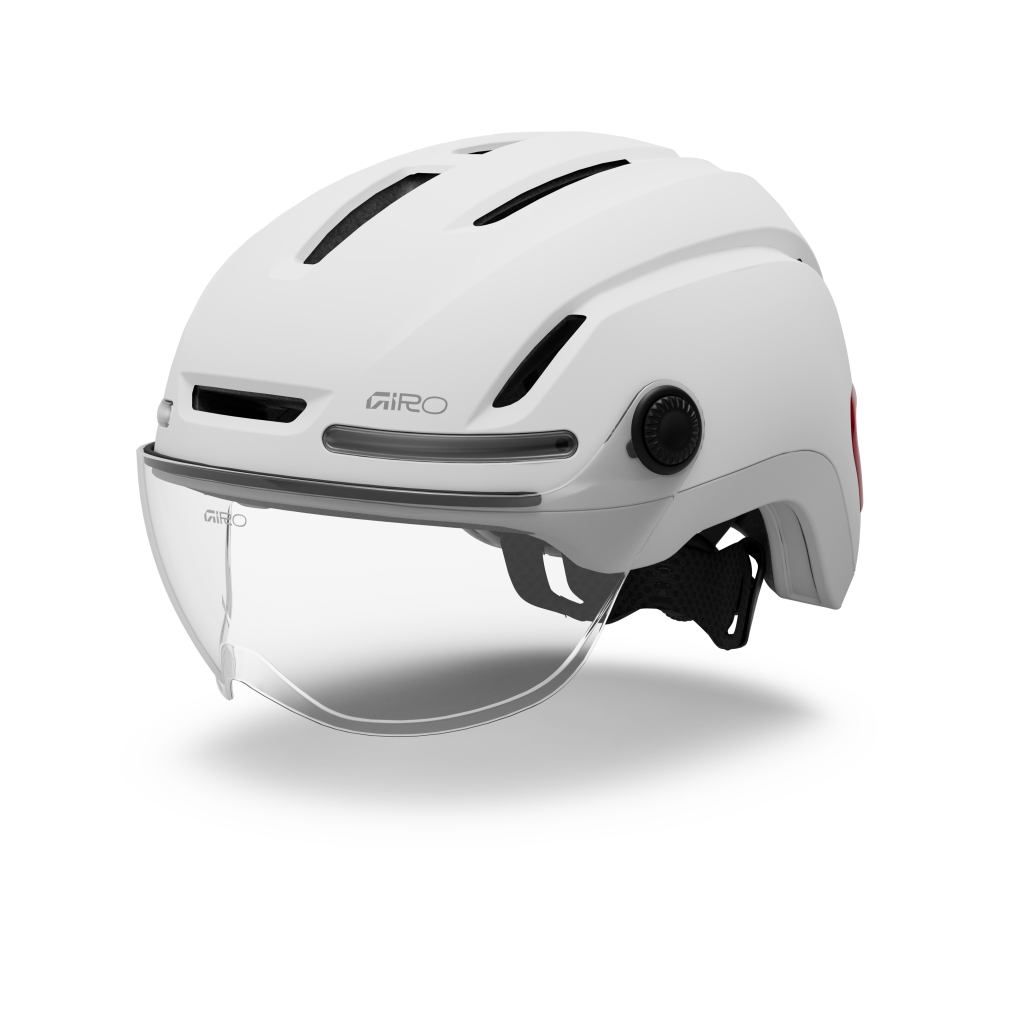 Giro Ethos LED Shield MIPS Stadt- und E-Bike Helm in WEISS