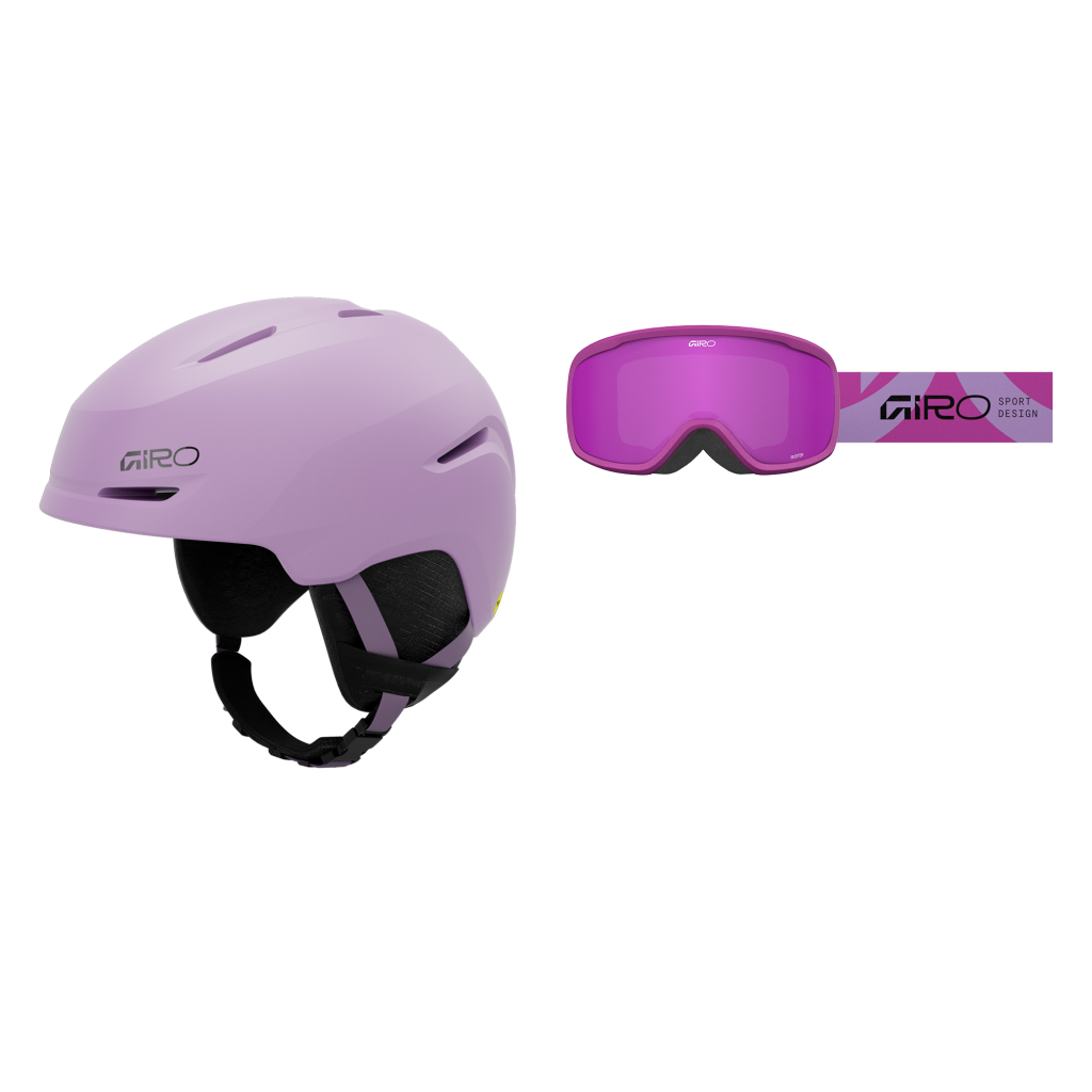 Giro Spur Skihelm/Skibrille Kombo in VIOLETT