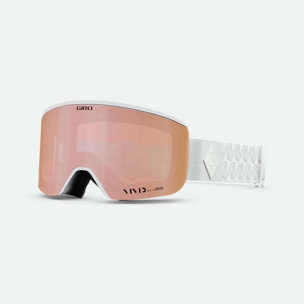 Giro Eyewear - Ella Vivid Goggle - white bliss;vivid rose gold S2;+S1 - one size