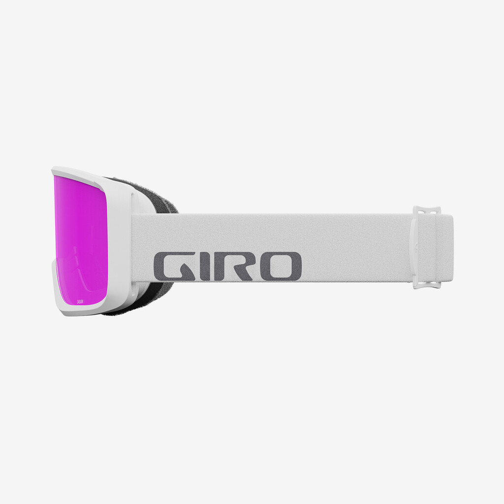 Giro Eyewear - Sagen Goggle - white wordmark amber pink S2;+S0