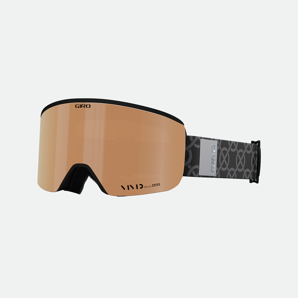 Giro Eyewear - Ella Vivid Goggle - black monogram;vivid copper S2;+S1 - one size