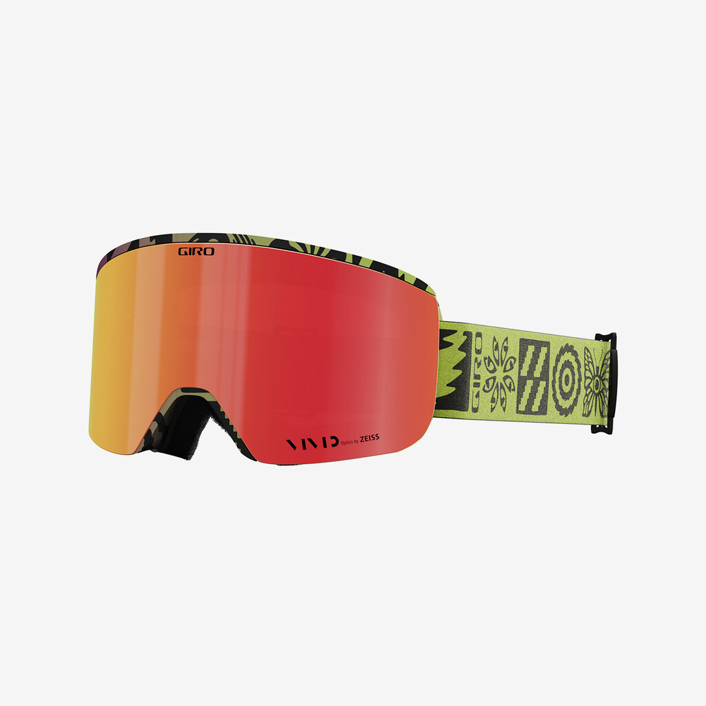 Giro Eyewear - Axis Vivid Goggle - glow green shelter pro;vivid ember S2;+S1 - one size