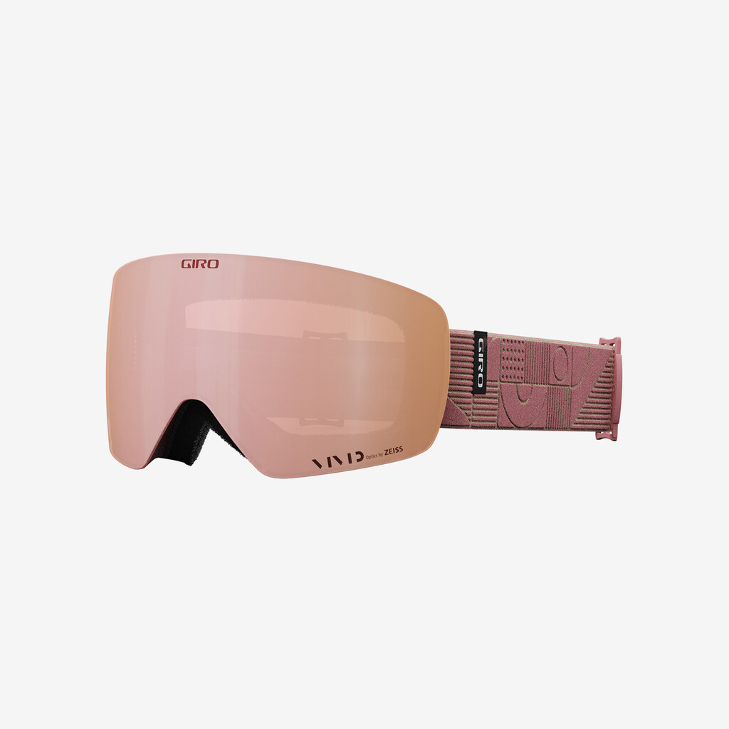 Giro Eyewear - Contour RS W Vivid Goggle - rosé linocut;vivid rose gold S2;+S1 - one size