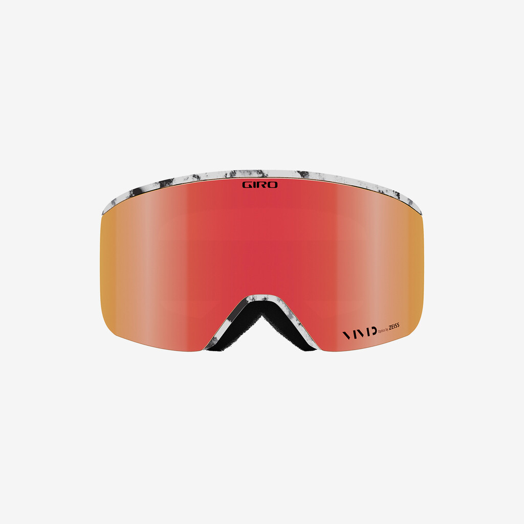 Giro Eyewear - Axis Vivid Goggle - white/dark matter;vivid ember S2;+S1 - one size