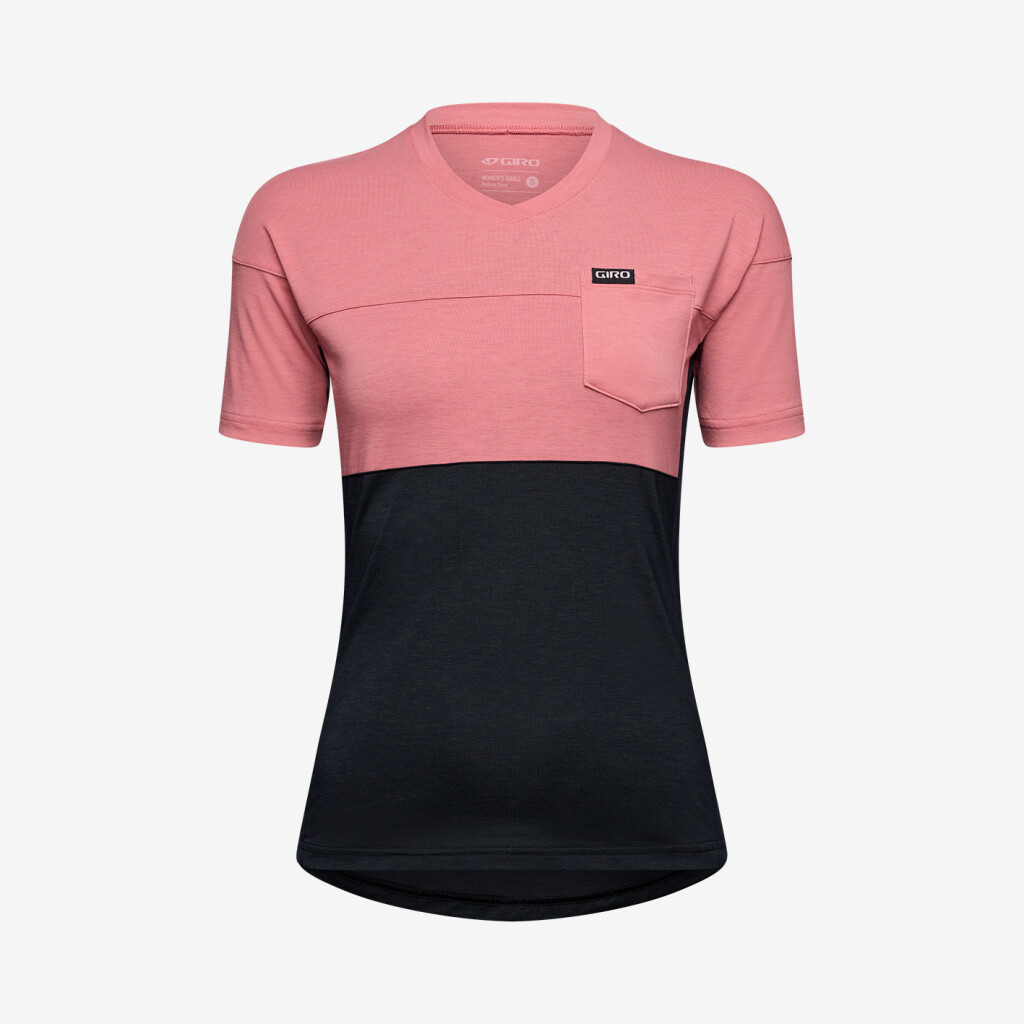 Giro Textil - W Ride Jersey - dusty rose/black