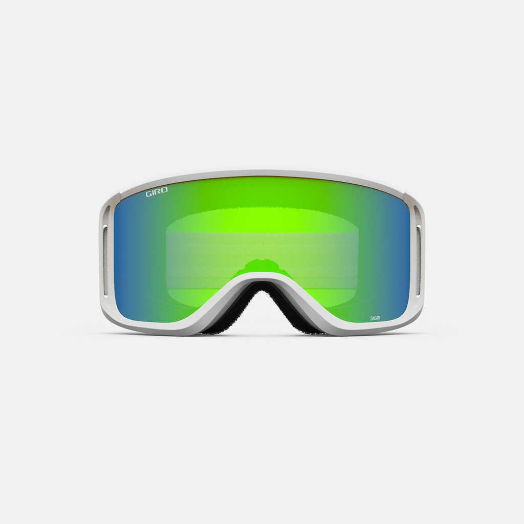 Giro Eyewear - Sagen Goggle - white wordmark;loden green S2;+S0