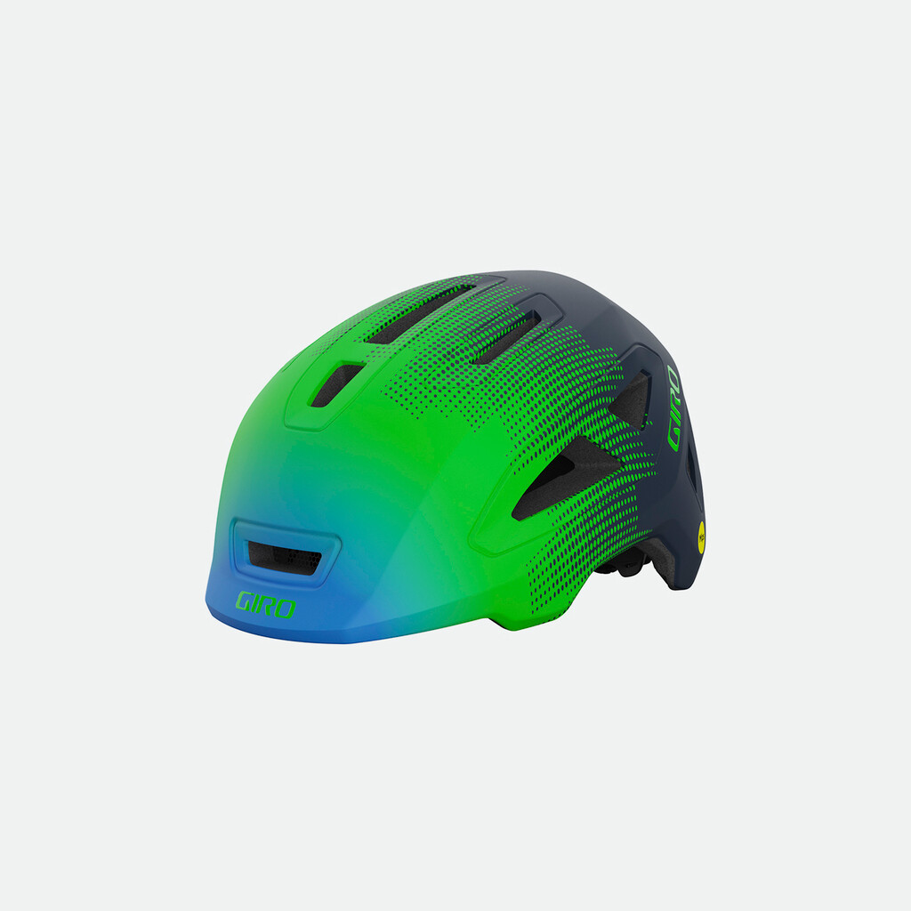 Giro Cycling - Scamp II MIPS Helmet - matte blue/green towers