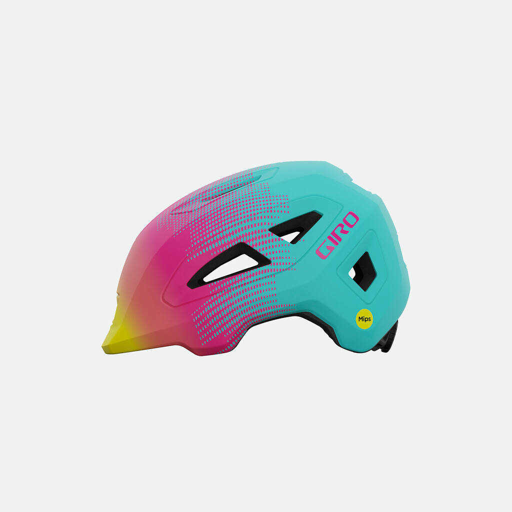 Giro Cycling - Scamp II MIPS Helmet - matte teal/pink towers