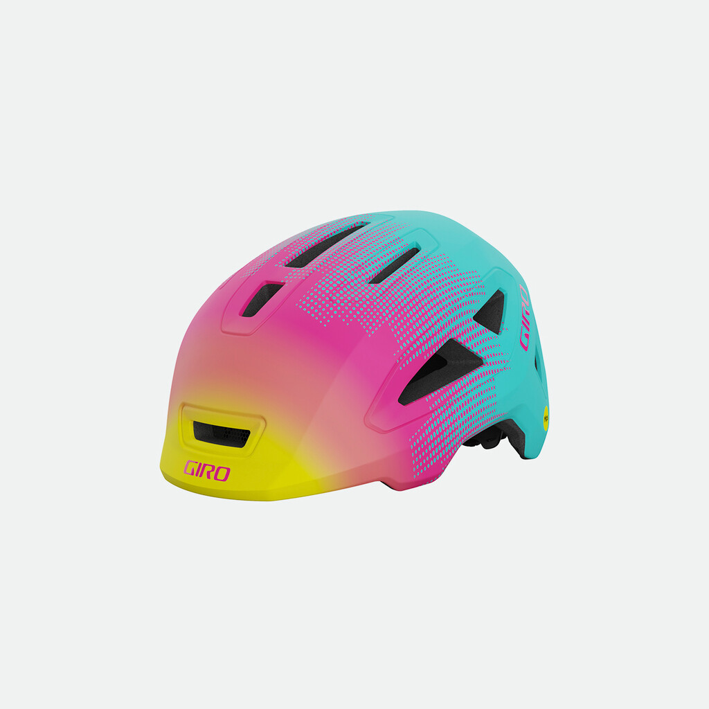 Giro Cycling - Scamp II MIPS Helmet - matte teal/pink towers