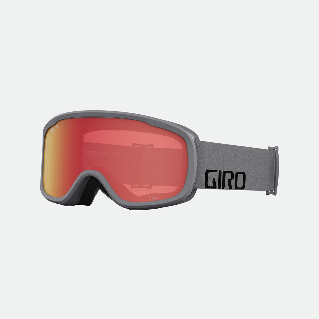 Giro Eyewear - Cruz Flash Goggle - grey wordmark;amber scarlet S2 - one size