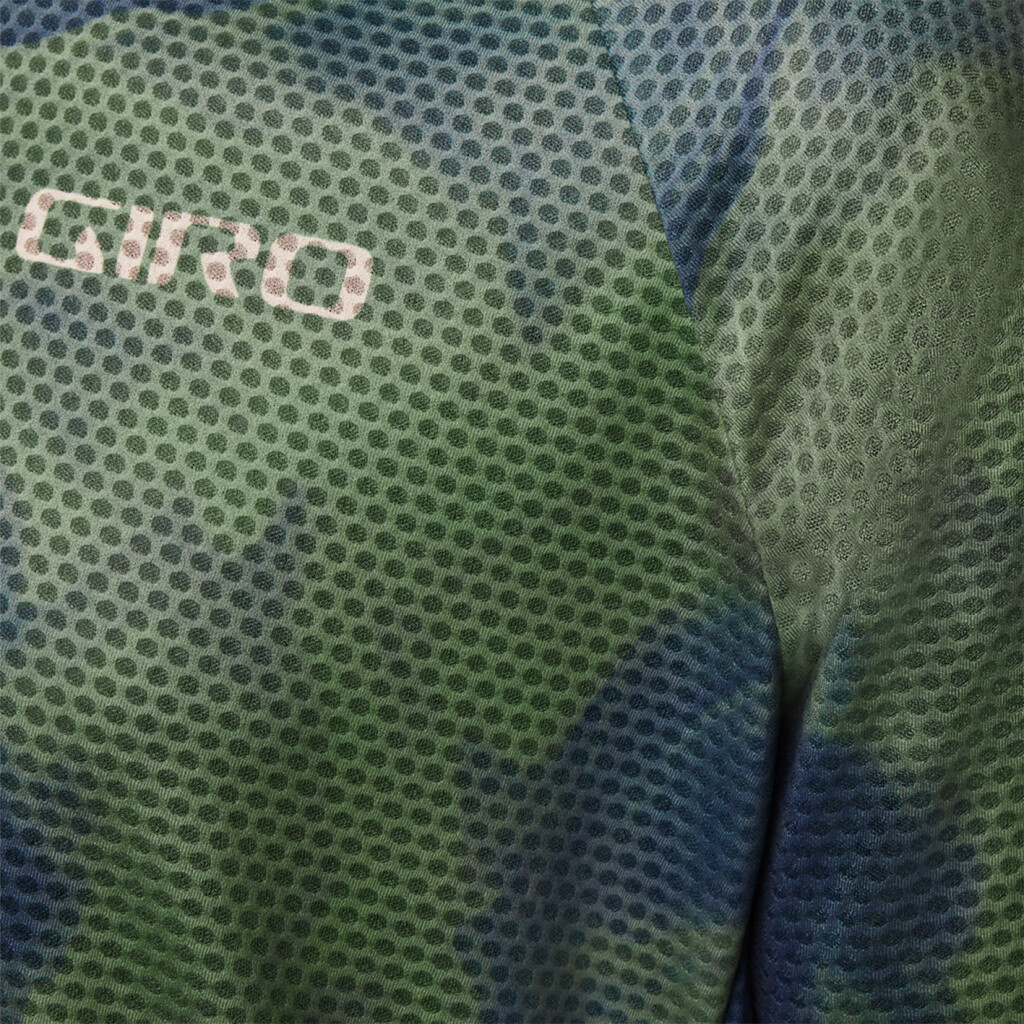 Giro Textil - M Roust LS Jersey - hedge green cosmic