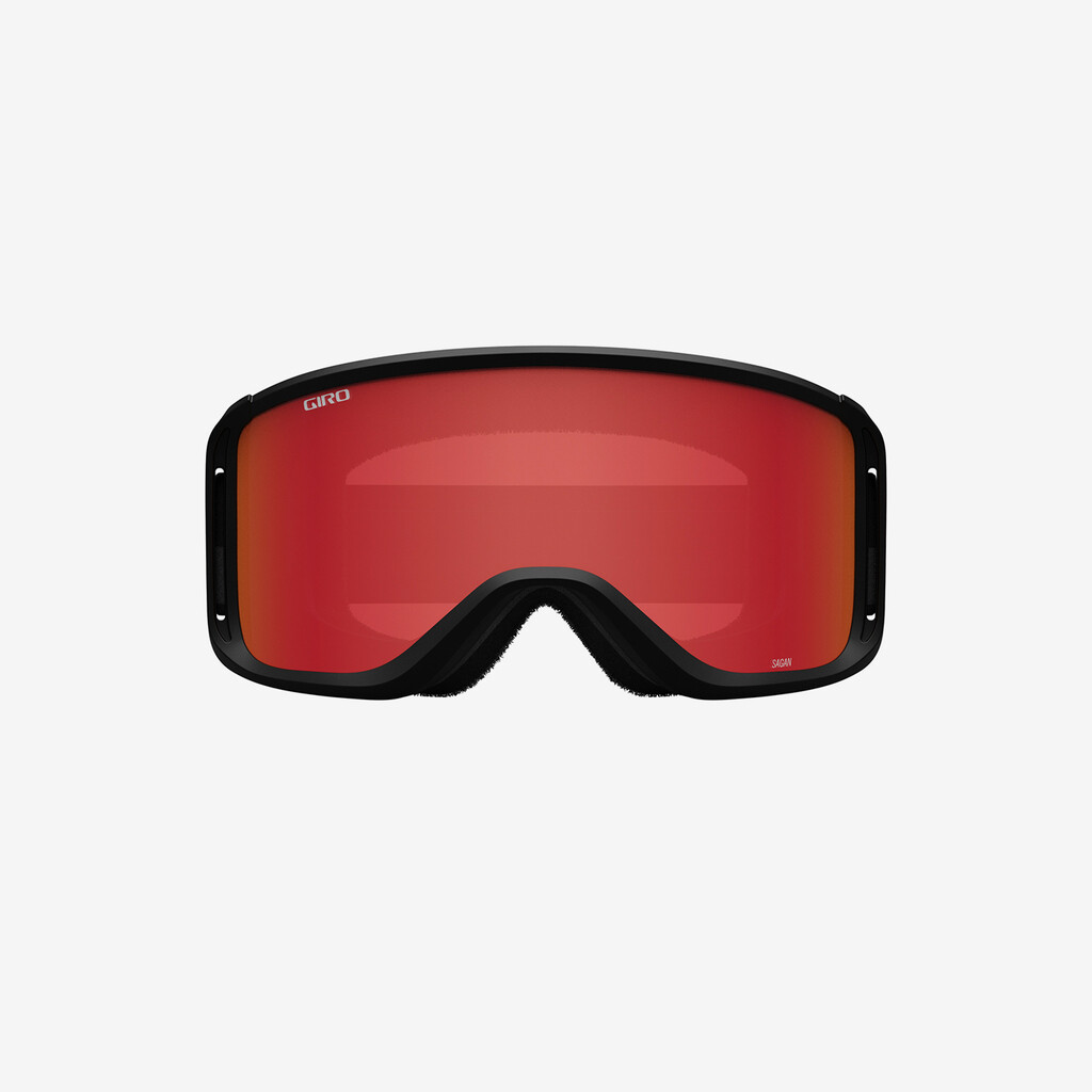 Giro Eyewear - Sagen Goggle - black/grey flow;amber scarlet S2;+S0