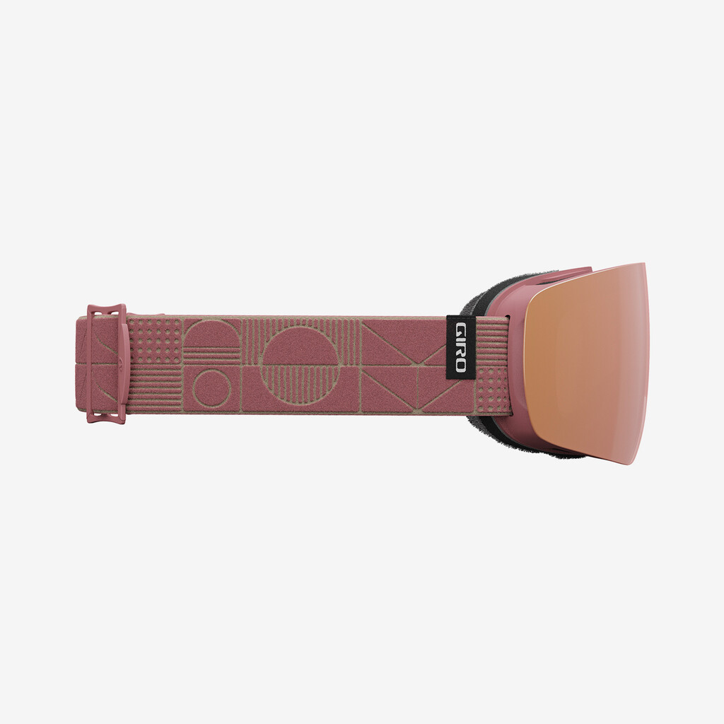 Giro Eyewear - Contour RS W Vivid Goggle - rosé linocut;vivid rose gold S2;+S1 - one size