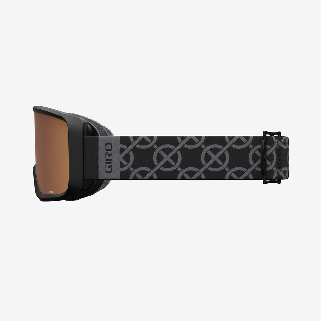 Giro Eyewear - Sagen W Goggle - black monogram;amber gold S2;+S0