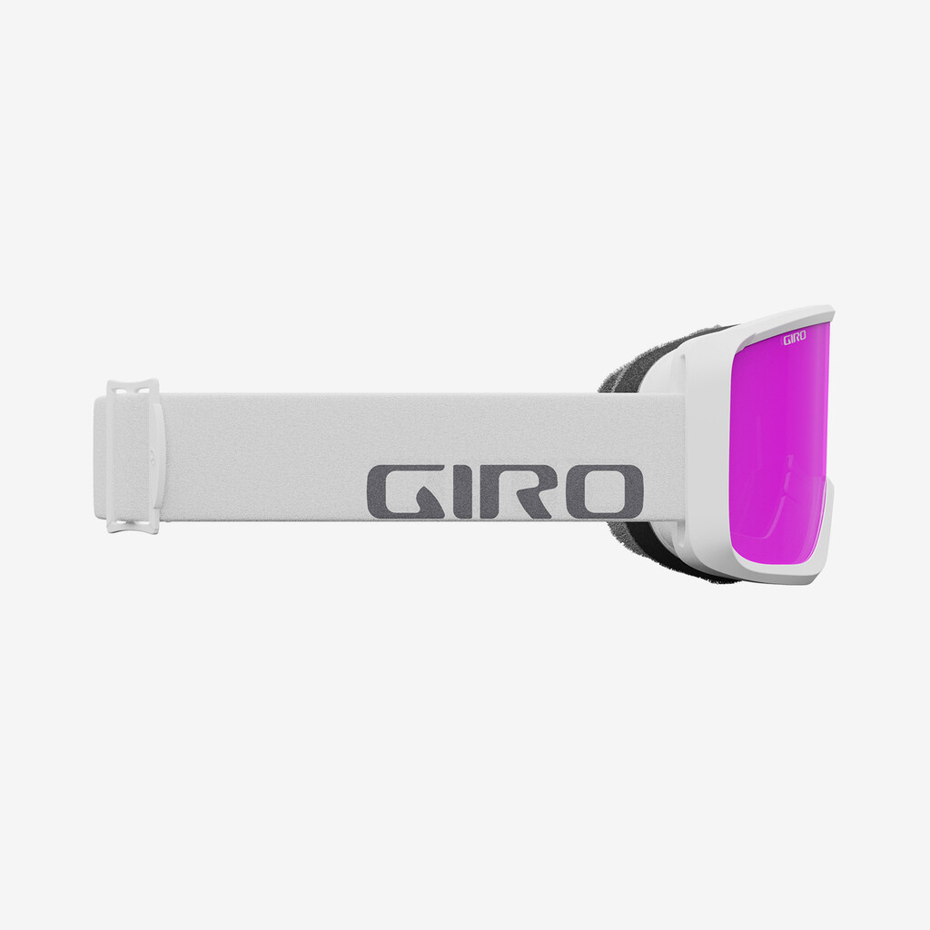 Giro Eyewear - Sagen Goggle - white wordmark amber pink S2;+S0