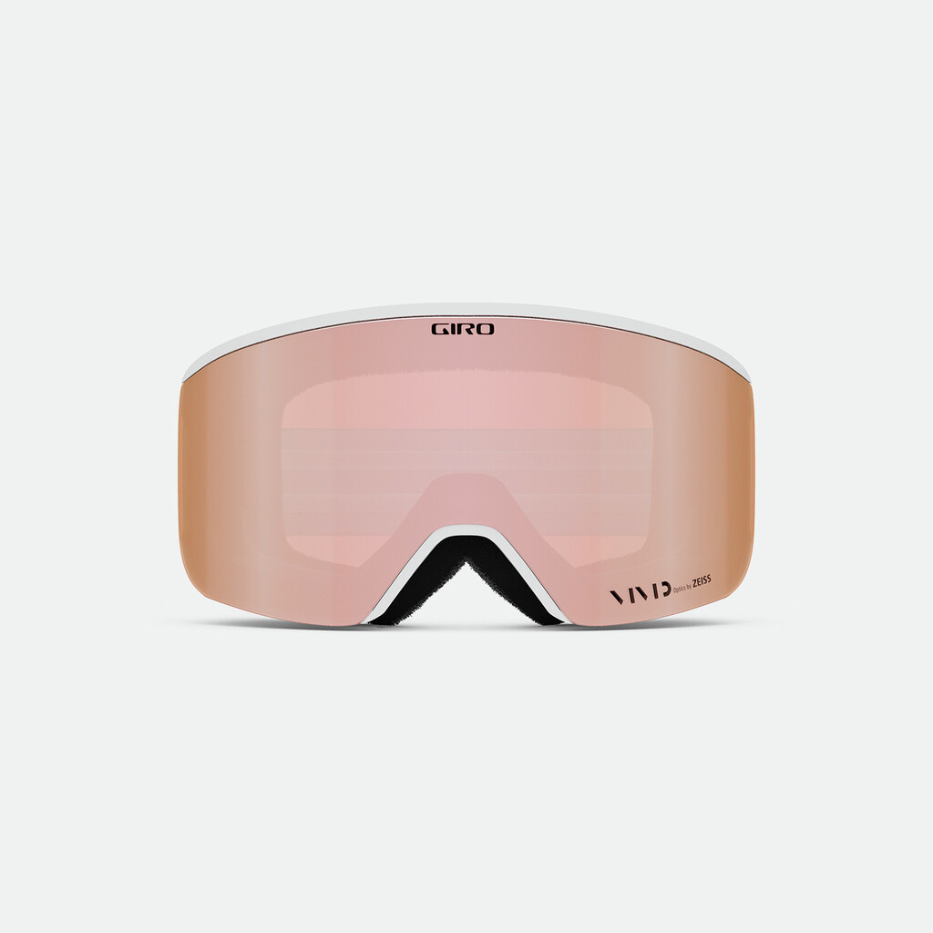 Giro Eyewear - Ella Vivid Goggle - white bliss;vivid rose gold S2;+S1 - one size