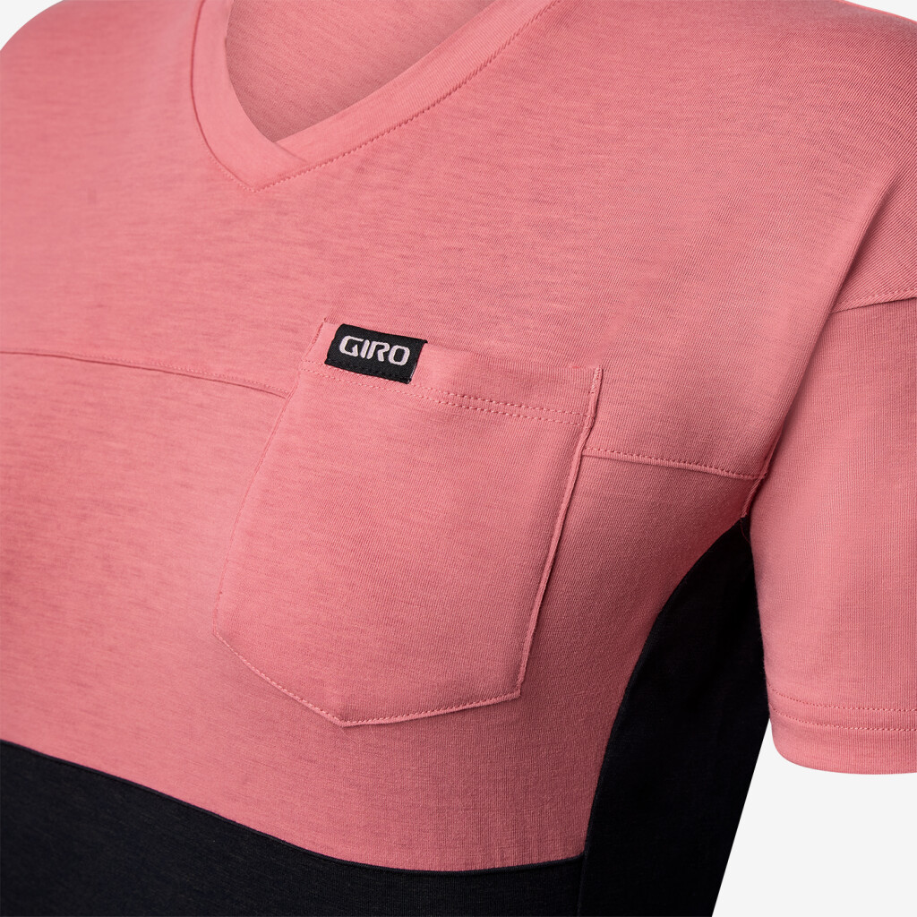 Giro Textil - W Ride LT Jersey - dusty rose/black