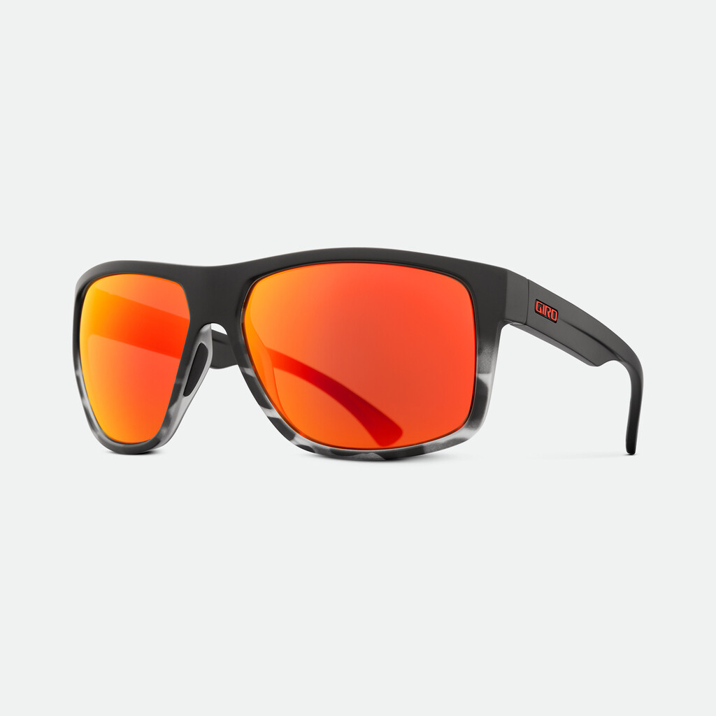 Giro Eyewear - Stark Sunglasses - matte black/tortoise fade;vivid ember S2 - one size