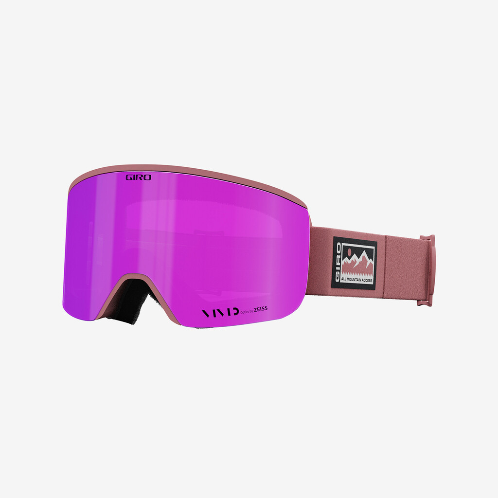 Giro Eyewear - Ella Vivid Goggle - rosé access;vivid pink S2;+S1 - one size