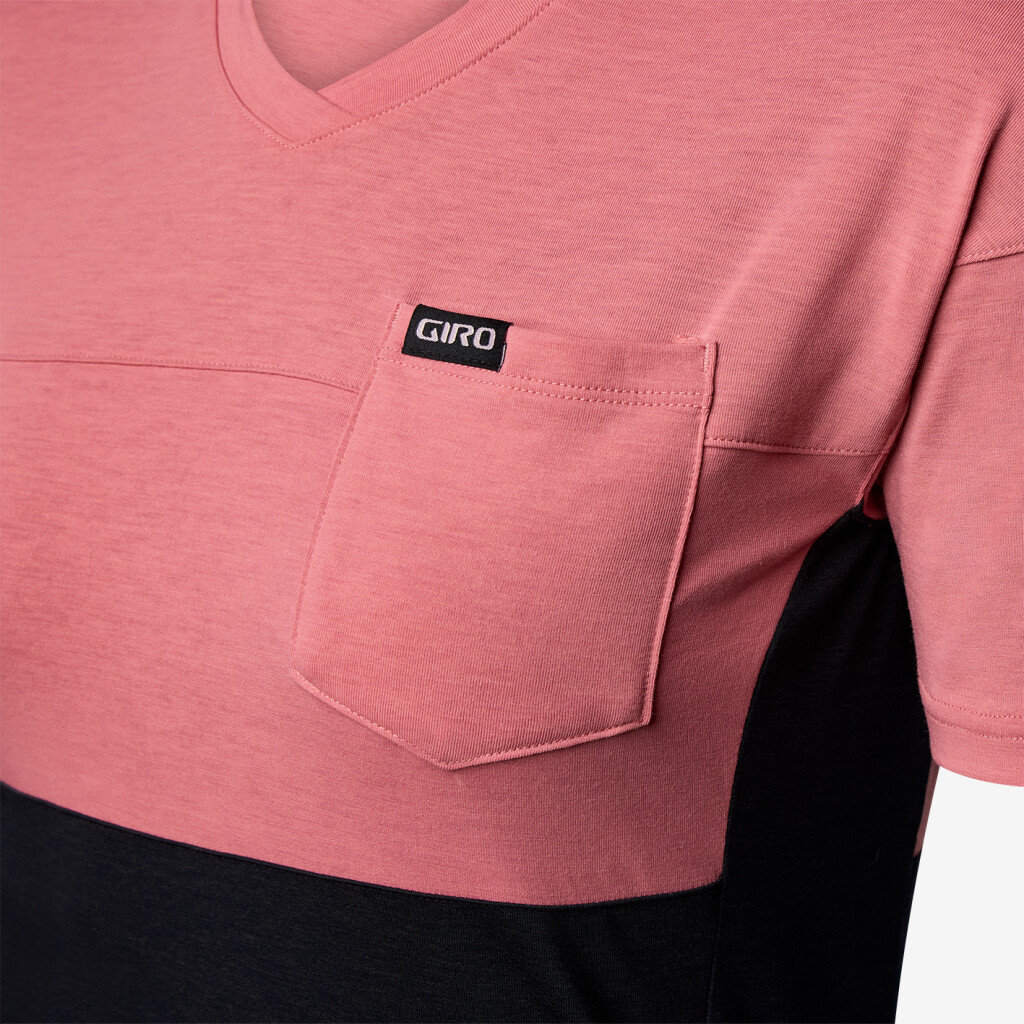 Giro Textil - W Ride Jersey - dusty rose/black