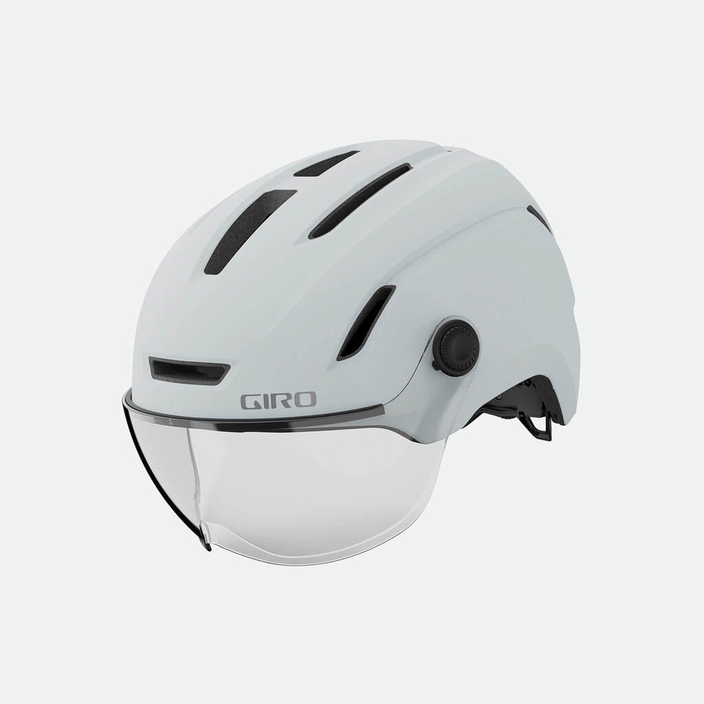 Giro Cycling - Evoke LED MIPS Helmet - matte chalk