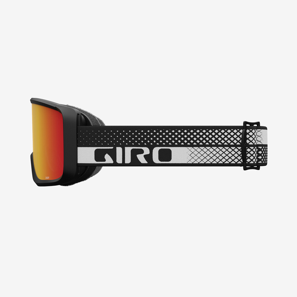 Giro Eyewear - Sagen Goggle - black/white flow;amber scarlet S2;+S0