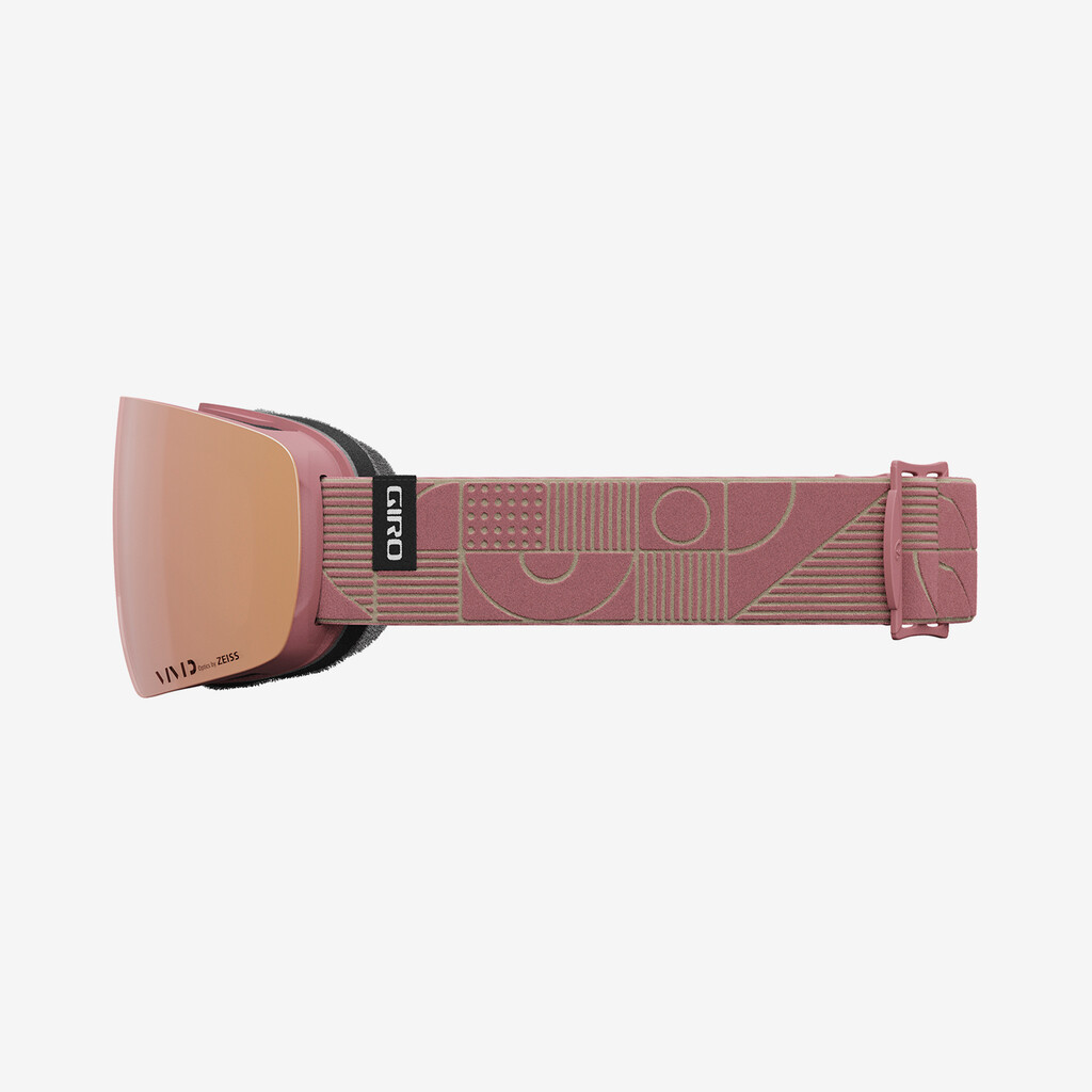 Giro Eyewear - Contour RS W Vivid Goggle - rosé linocut;vivid rose gold S2;+S1 - one size